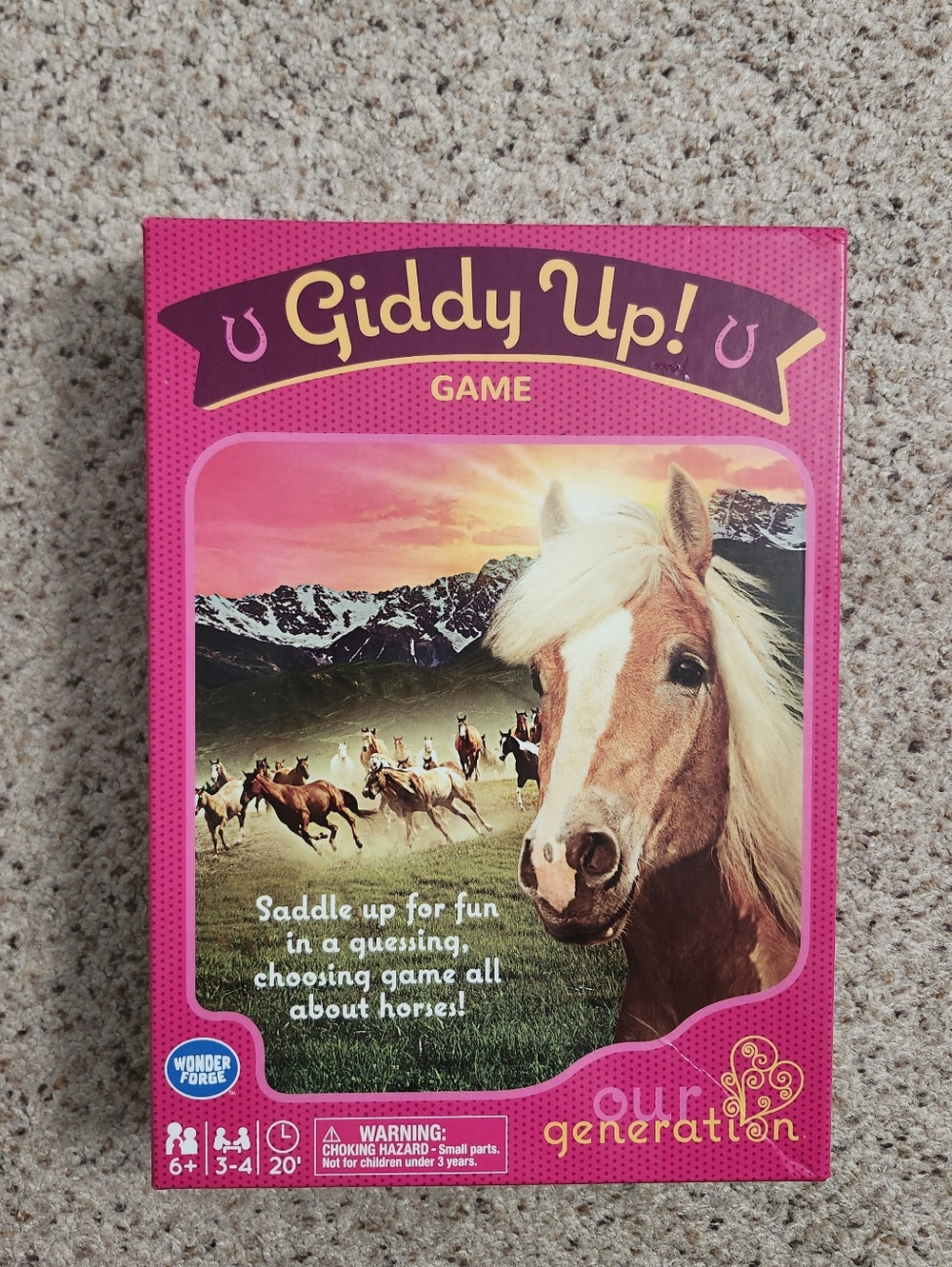 Our Generation Doll Giddy Up Horse Game